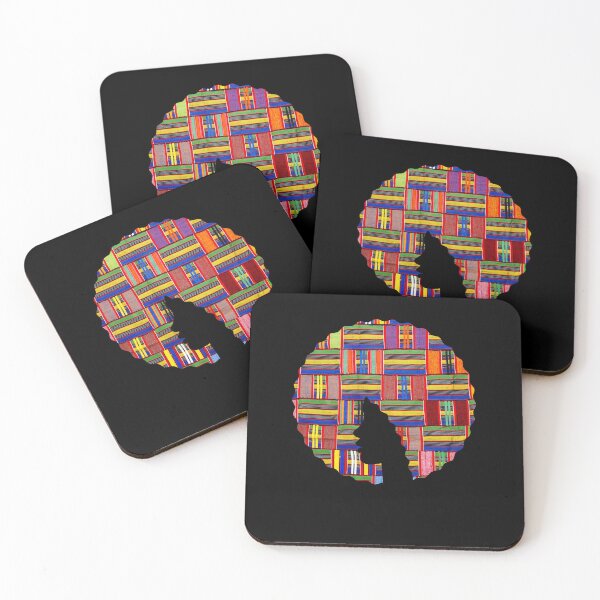 Item preview, Afro Hair Woman with African Pattern, Black History  designed and sold by Logiamerch.
