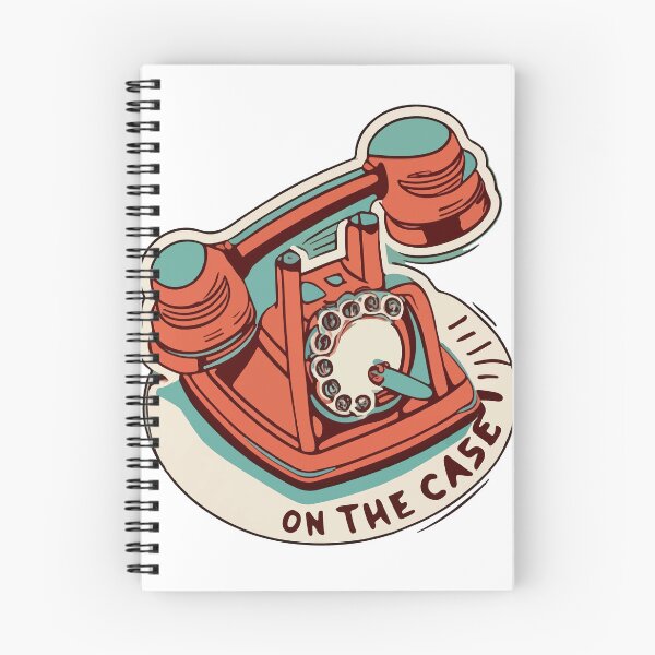 Artikelvorschau, Retro-Detektivtelefon - Auf dem Gehäusedesign entworfen und verkauft von NiftyWrx.