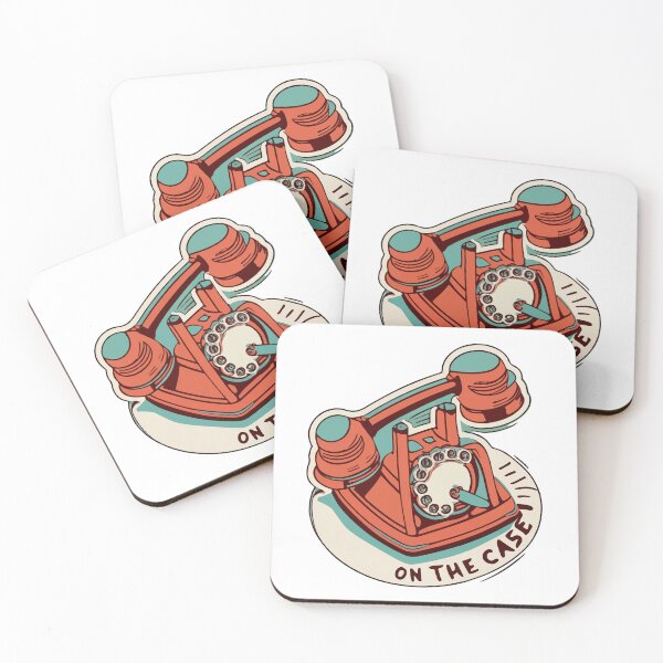 Item preview, Retro Detective Phone - On the Case Design designed and sold by NiftyWrx.
