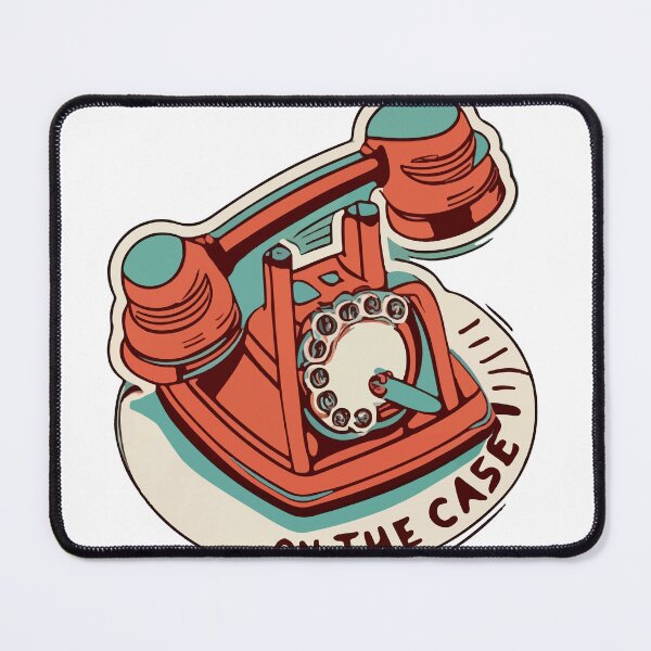 Artikelvorschau, Retro-Detektivtelefon - Auf dem Gehäusedesign entworfen und verkauft von NiftyWrx.