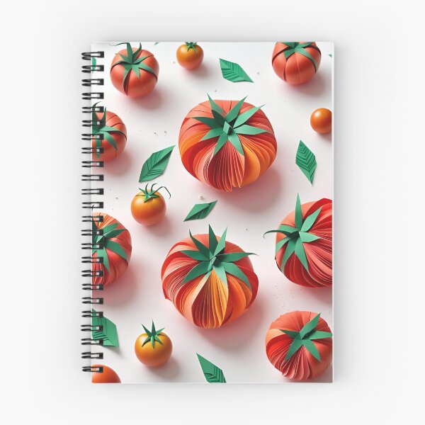 Item preview, Origami Tomatoes Pattern Red Green designed and sold by ShaViArt.