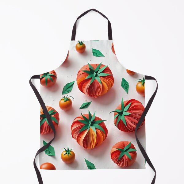 Item preview, Origami Tomatoes Pattern Red Green designed and sold by ShaViArt.