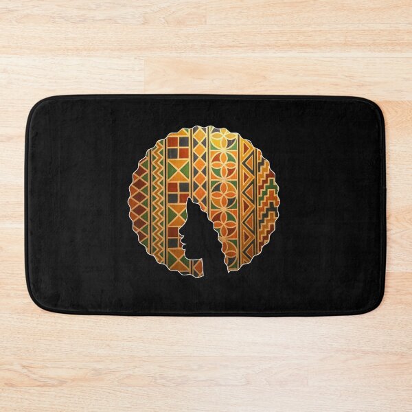 Item preview, Afro Hair Woman with African Pattern, Black History  designed and sold by Logiamerch.