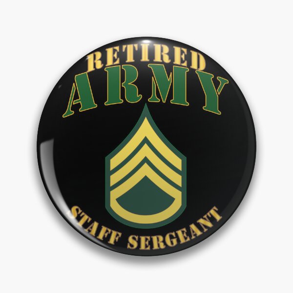 Item preview, Army - ARMY -  SSG - Retired designed and sold by Military Insignia Products.