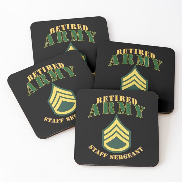 Item preview, Army - ARMY -  SSG - Retired designed and sold by Military Insignia Products.