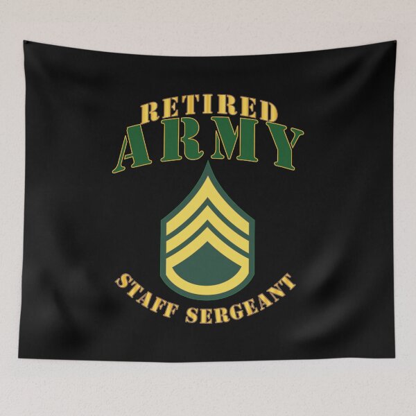 Item preview, Army - ARMY -  SSG - Retired designed and sold by Military Insignia Products.
