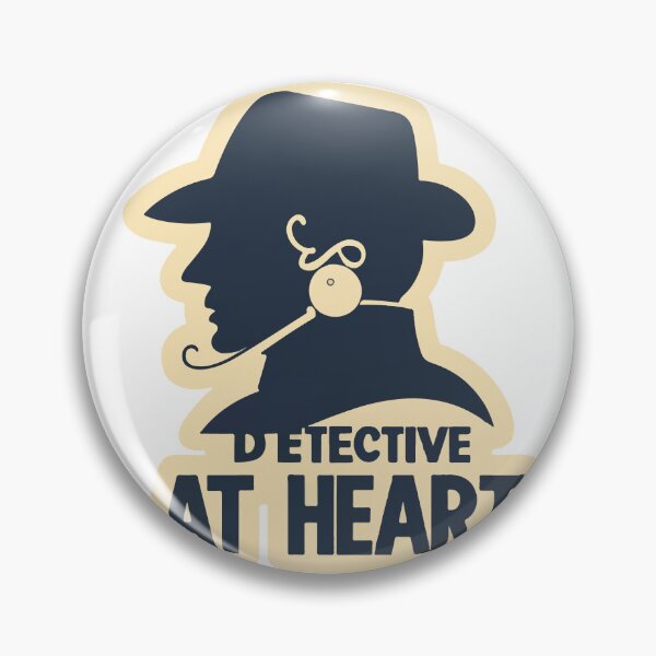Item preview, Detective at Heart Noir Profile designed and sold by NiftyWrx.