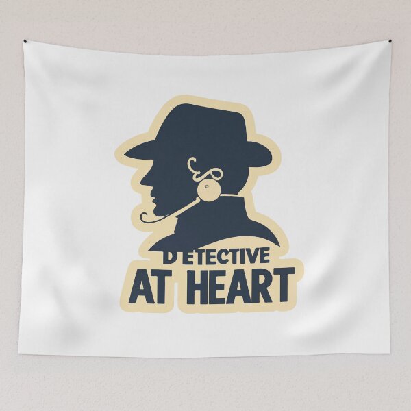 Item preview, Detective at Heart Noir Profile designed and sold by NiftyWrx.