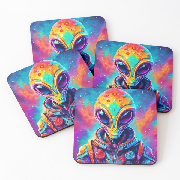 Item preview, Colorful Alien Painting designed and sold by Health And Fitness Posts e-Store.