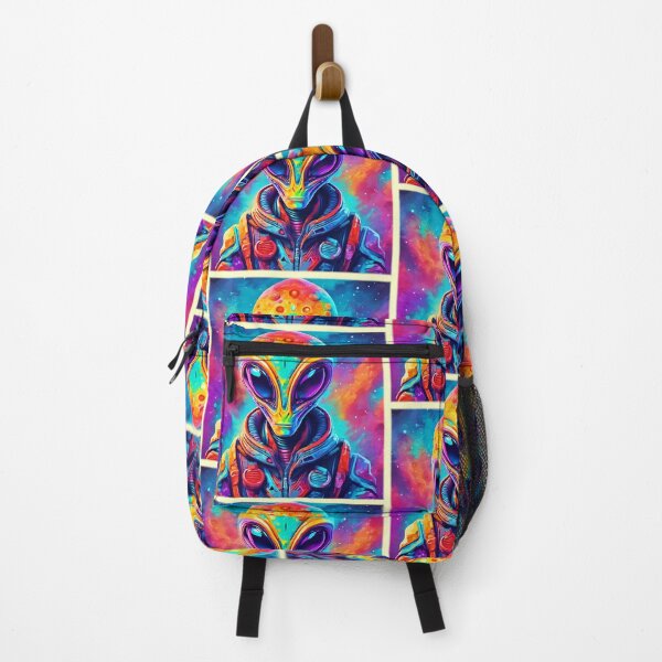 Item preview, Colorful Alien Painting designed and sold by Health And Fitness Posts e-Store.