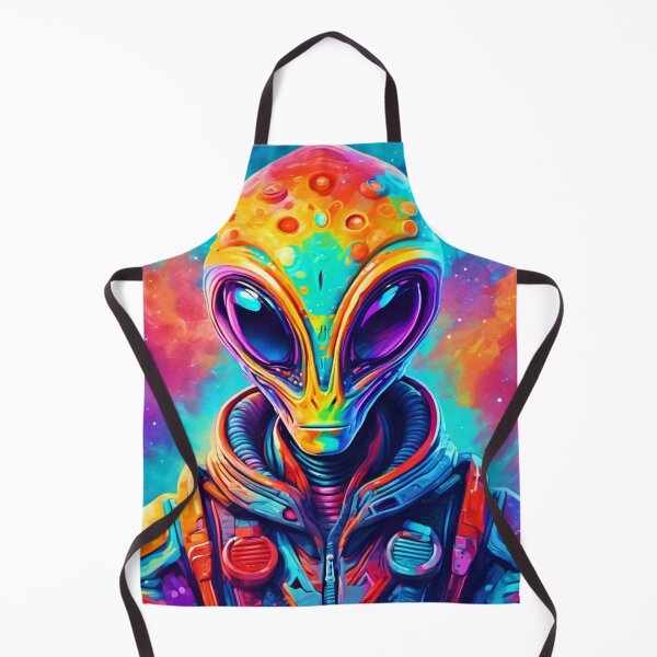 Item preview, Colorful Alien Painting designed and sold by Health And Fitness Posts e-Store.