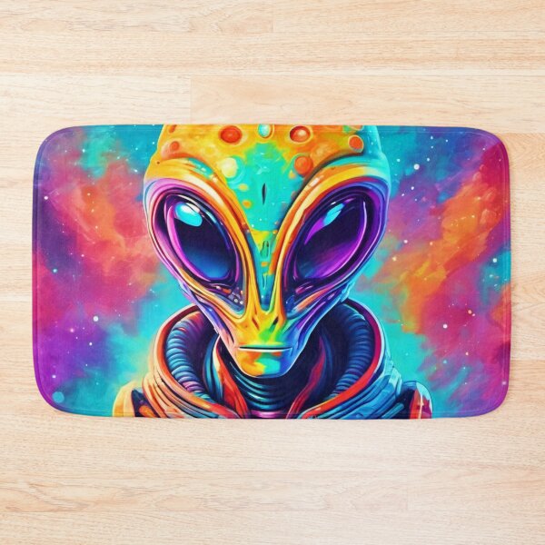 Item preview, Colorful Alien Painting designed and sold by Health And Fitness Posts e-Store.