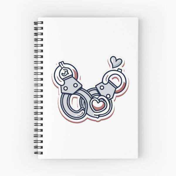 Item preview, Sleuth Love - Handcuffs and Heart Design designed and sold by NiftyWrx.