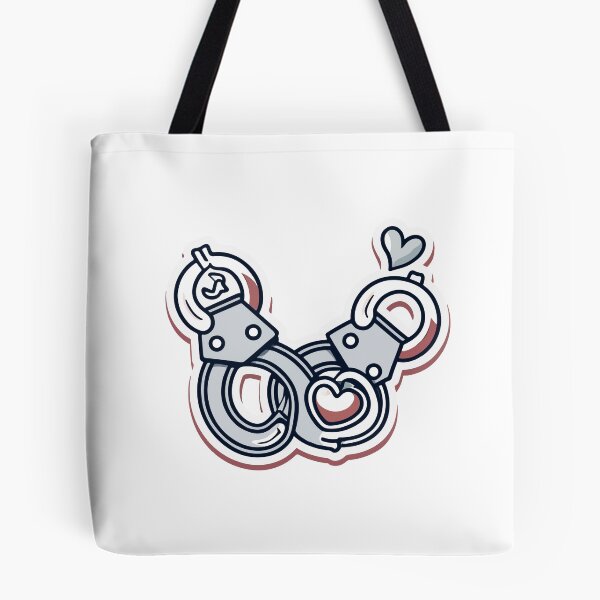 Item preview, Sleuth Love - Handcuffs and Heart Design designed and sold by NiftyWrx.