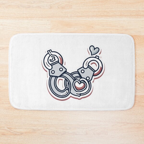 Item preview, Sleuth Love - Handcuffs and Heart Design designed and sold by NiftyWrx.