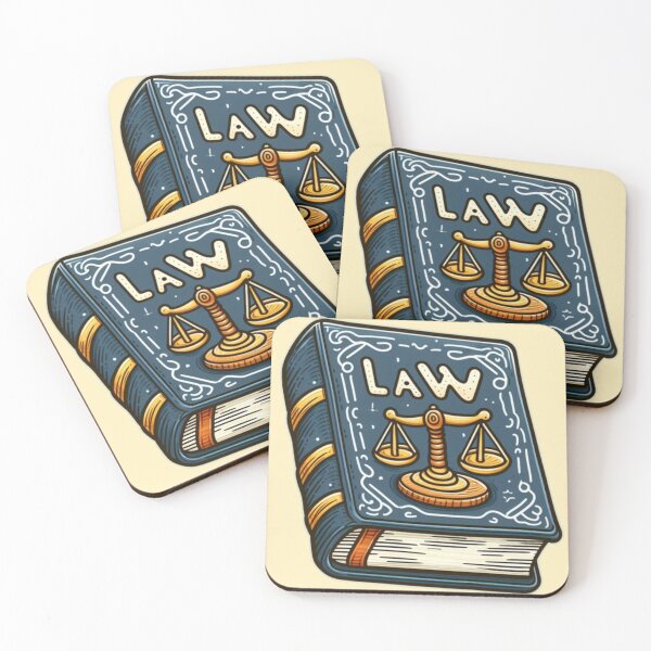 Item preview, Law Book Doodle - Grayson Beauregard designed and sold by AmberRoseWrites.