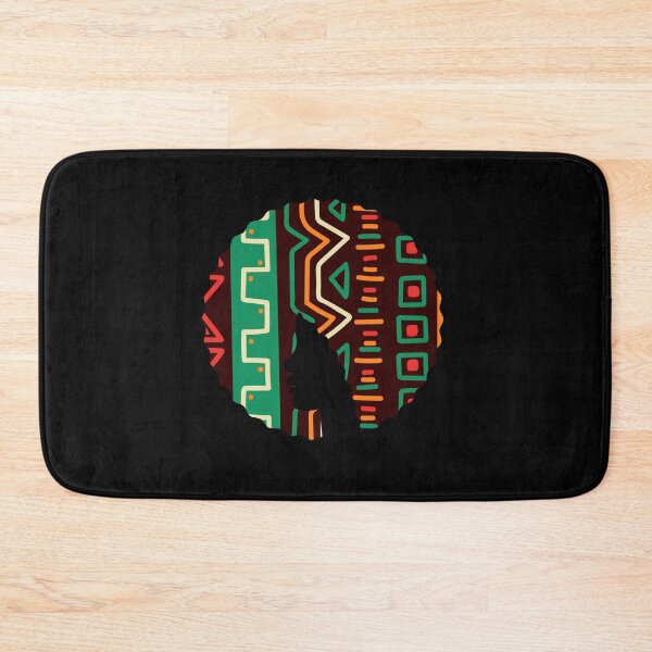Item preview, Afro Hair Woman with African Pattern, Black History  designed and sold by Logiamerch.