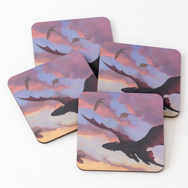 Item preview, Whimsical dragons designed and sold by Lateef Prints.