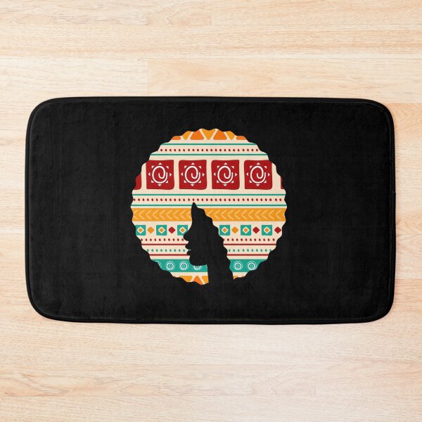 Item preview, Afro Hair Woman with African Pattern, Black History  designed and sold by Logiamerch.