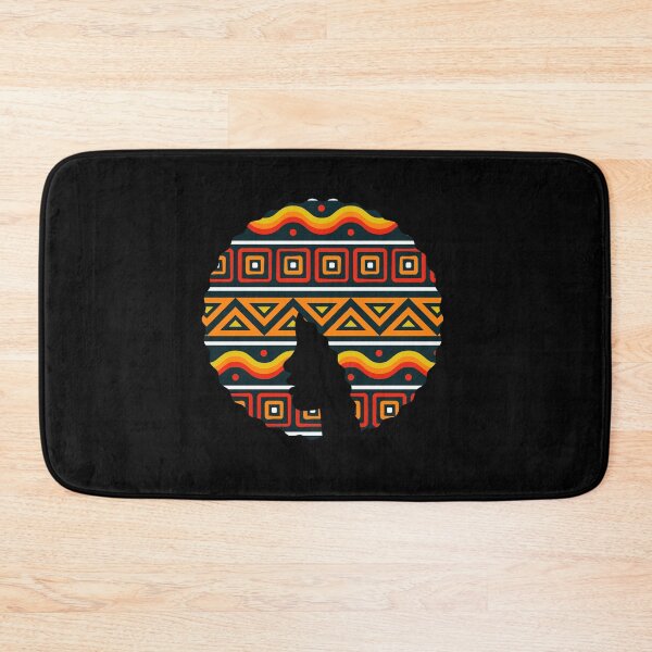 Item preview, Afro Hair Woman with African Pattern, Black History  designed and sold by Logiamerch.