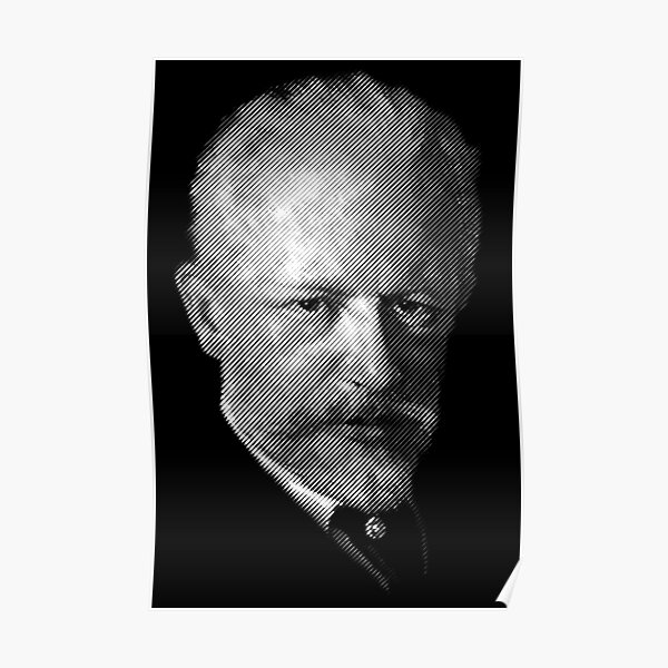 composer Tchaikovsky Poster