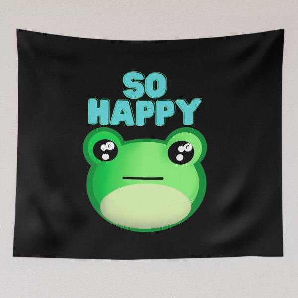 Item preview, So happy Frog Emoji  designed and sold by Makemedesign.