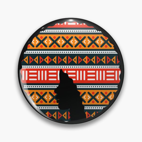Item preview, Afro Hair Woman with African Pattern, Black History  designed and sold by Logiamerch.