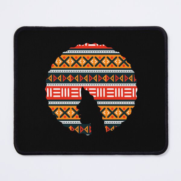 Item preview, Afro Hair Woman with African Pattern, Black History  designed and sold by Logiamerch.