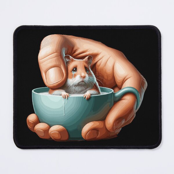 Item preview, Sad Hamster meme,mouse-coquette-cup designed and sold by toobel.