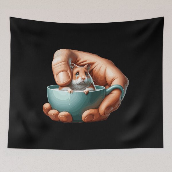 Artikelvorschau, Trauriges Hamster-Mem, Maus-Koketten-Tasse entworfen und verkauft von toobel.