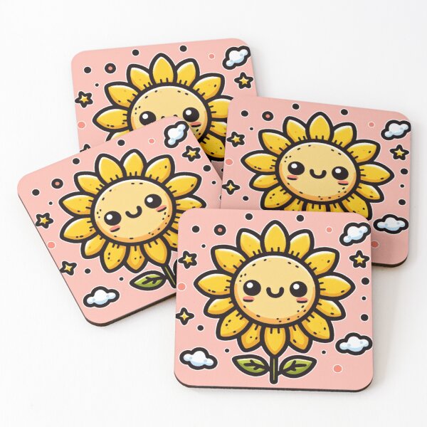 Item preview, Kawaii Sunflower designed and sold by AmberRoseWrites.