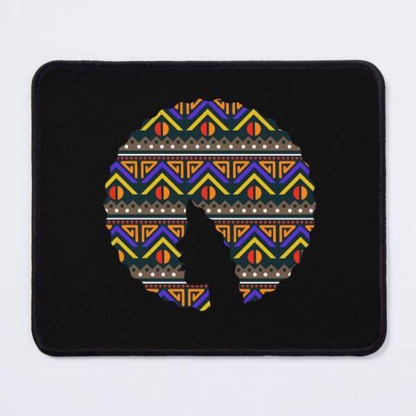Item preview, Afro Hair Woman with African Pattern, Black History  designed and sold by Logiamerch.
