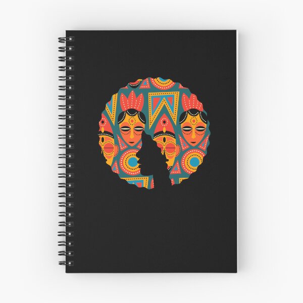 Item preview, Afro Hair Woman with African Pattern, Black History  designed and sold by Logiamerch.