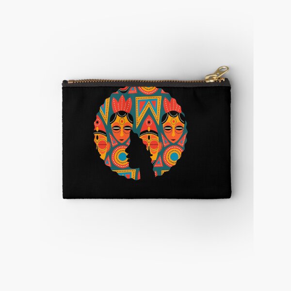 Item preview, Afro Hair Woman with African Pattern, Black History  designed and sold by Logiamerch.