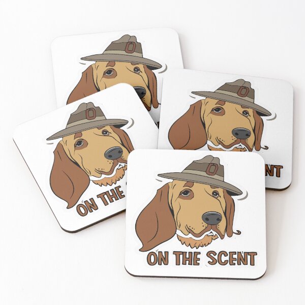Item preview, Detective Bloodhound On the Scent Cartoon designed and sold by NiftyWrx.