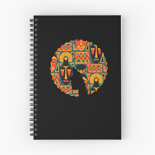 Item preview, Afro Hair Woman with African Pattern, Black History  designed and sold by Logiamerch.