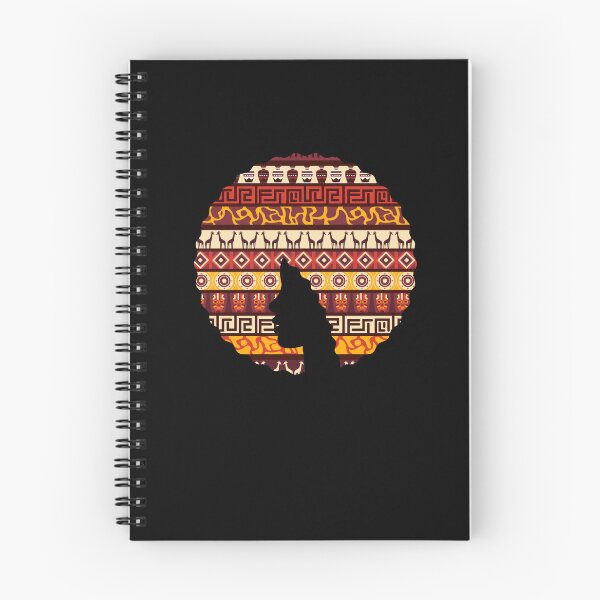 Item preview, Afro Hair Woman with African Pattern, Black History  designed and sold by Logiamerch.