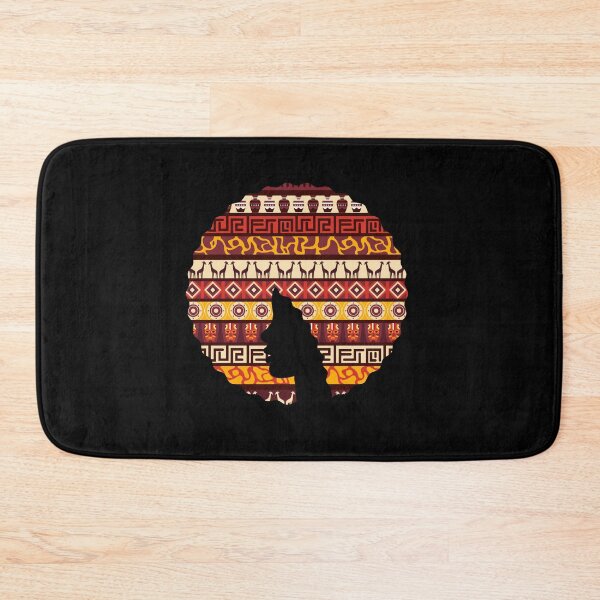 Item preview, Afro Hair Woman with African Pattern, Black History  designed and sold by Logiamerch.