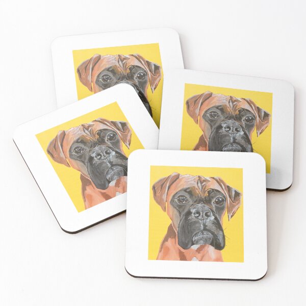 Item preview, Bobby the Boxer. Original acrylic artwork. designed and sold by geraldinecole68.