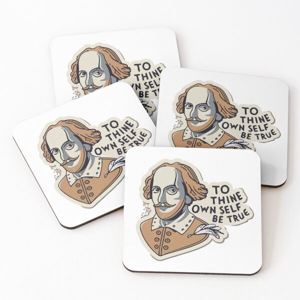 Item preview, Shakespeare Sketch & Inspirational Quote Vintage Sticker designed and sold by NiftyWrx.