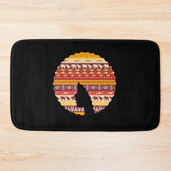 Item preview, Afro Hair Woman with African Pattern, Black History  designed and sold by Logiamerch.