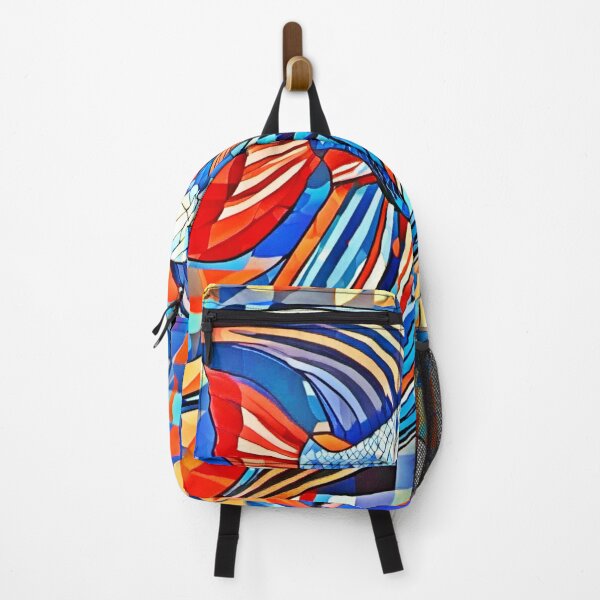 Item preview, Cubist Betta Fish Art designed and sold by Health And Fitness Posts e-Store.