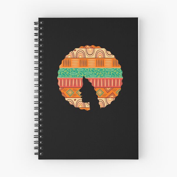 Item preview, Afro Hair Woman with African Pattern, Black History  designed and sold by Logiamerch.