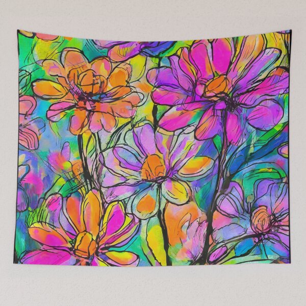 Item preview, Blooming Brilliance: Hand-Drawn Floral Fantasia designed and sold by drawbey.