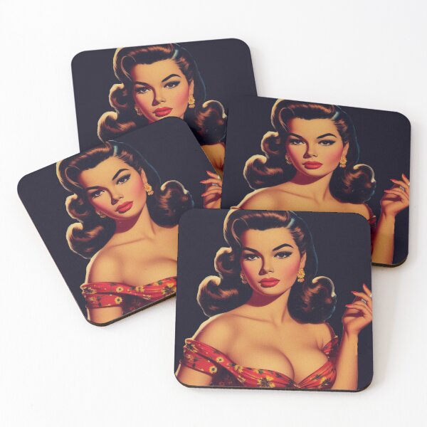 Item preview, Cute Vintage Woman designed and sold by PulpVintage.