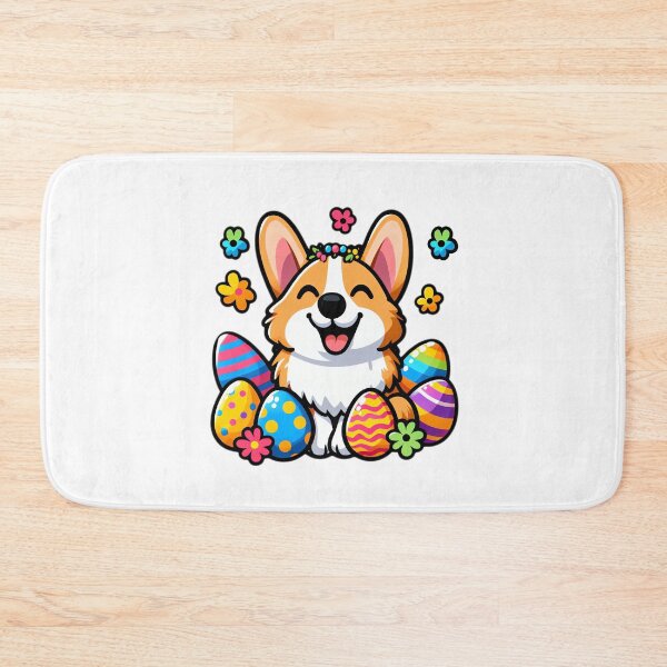 Item preview, Cheerful Corgi Easter Delight designed and sold by EpicPaws.