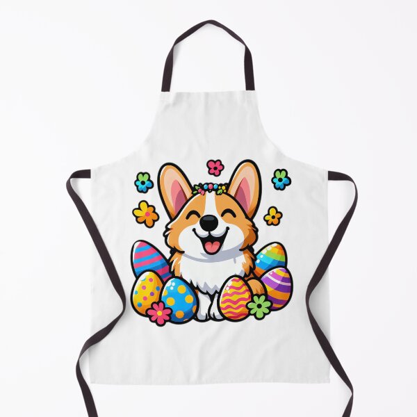 Item preview, Cheerful Corgi Easter Delight designed and sold by EpicPaws.