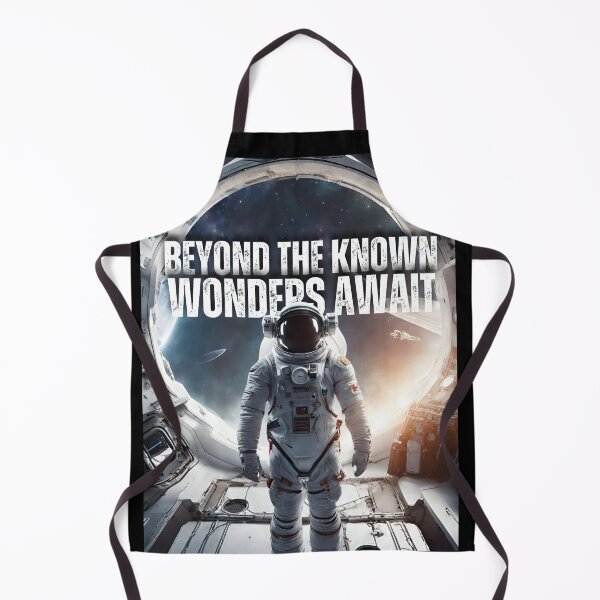 Item preview, Beyond the known wonders await space Astronaut design Curiosity Senses designed and sold by CuriositySenses.