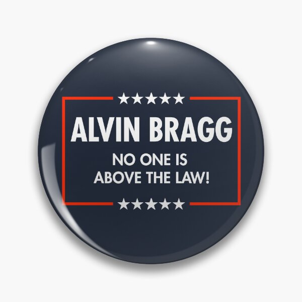 Item preview, Alvin Bragg - NO ONE IS ABOVE THE LAW (BLUE) designed and sold by Thelittlelord.