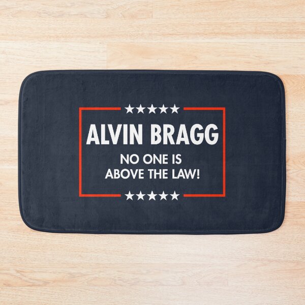 Item preview, Alvin Bragg - NO ONE IS ABOVE THE LAW (BLUE) designed and sold by Thelittlelord.